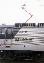 NJT ALP-44 4401 Pantograph